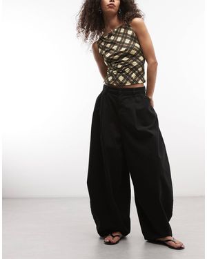 Collusion Xl Balloon Pants With Pleats - Black
