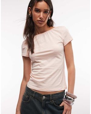 Monki Camiseta Con Espalda Abierta - Multicolor