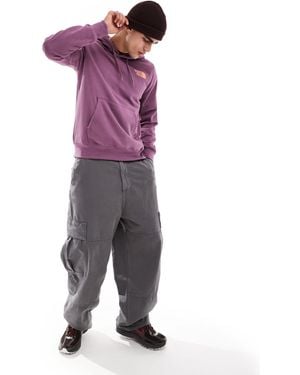 The North Face Brand Proud Pullover Hoodie With Graphic Back Print - Purple