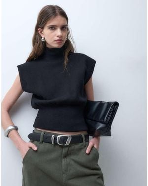 ASOS Waist And Hip Belt With Asymmetric Buckle - Blue