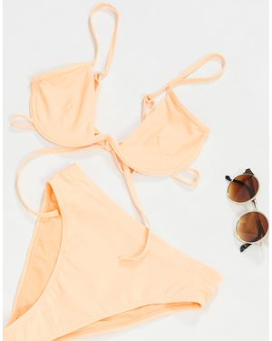 Missguided Underwire Bikini Top - Pink