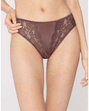 Tezenis Perfect Harmony Lace Briefs - Natural
