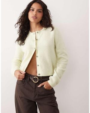 Jdy Cardigan Girocollo Chiaro - Neutro