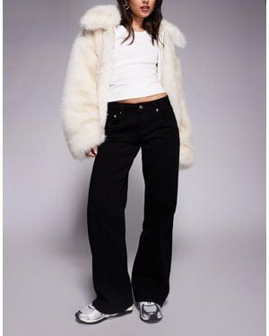 Edikted Roman Low Rise Slouchy Jeans - Black