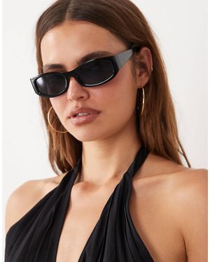 Mango Starring hailey bieber – eckige sonnenbrille - Braun