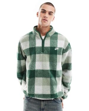Nike Club Half Zip Fleece - Green