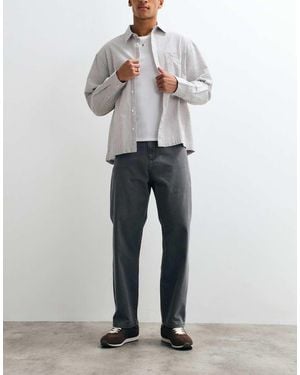 Jack & Jones Pantalones Baggy Alex En Gris Oscuro