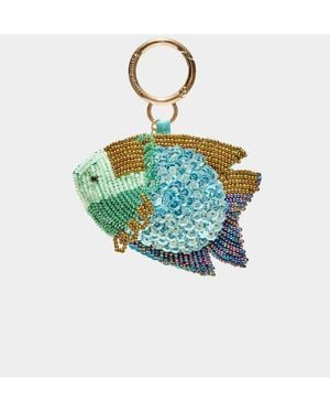 Stradivarius Beaded Fish Charm - Blue