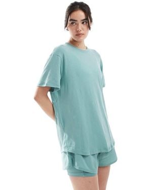 Nike Nike One Training Dri-Fit Relaxed T-Shirt - Blue