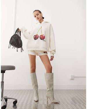 Edikted Mon Cheri Hoodie - Natural