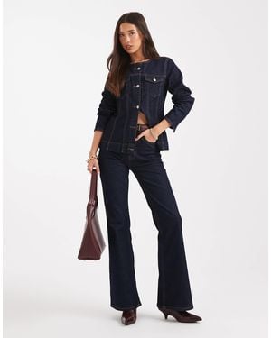 ONLY High Waist Flared Jeans - Blue