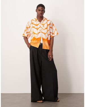 Cotton On Cotton On Cabana Short Sleeve Shirt - Orange