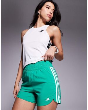 adidas Originals Adidas Training High Waist Woven Pacer Shorts - Green