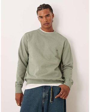 Pompeii UK Pompeii Emilio Cotton Sweatshirt - Green