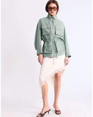 Stradivarius Fluid Utility Parka - Green
