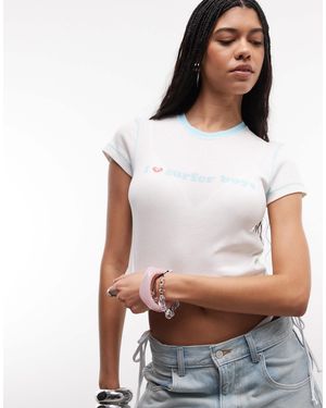Roxy Surfer boy - t-shirt - Blanc