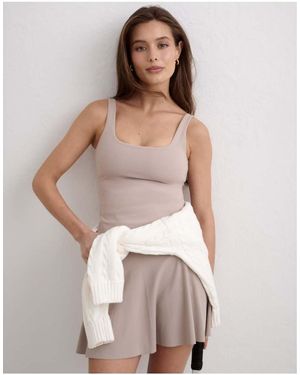 Aim'n Dark Clay Sense Singlet - Natural