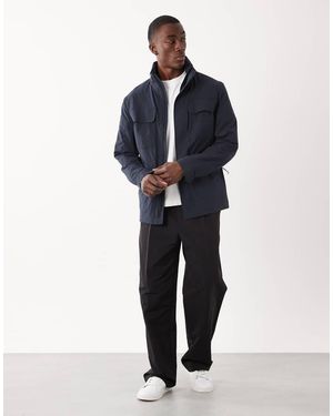 Mango Performance Zip Through Jacket - Blue