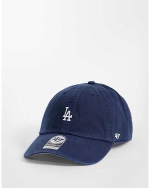 '47 La Dodgers Mini Logo Clean Up Cap - Blue