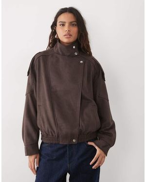 New Look Bomber - Marrone