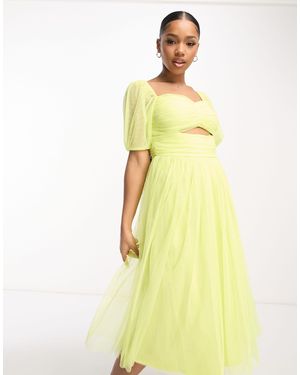 ANAYA – midikleid - Gelb