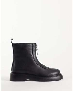Raid Bernice Front Zip Chelsea Boots - Black