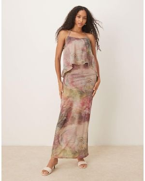 ASOS Co-ord Maxi Skirt - Natural