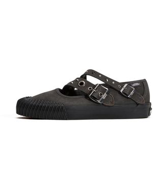 Vans Mary Jane Con Tiras En - Negro