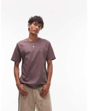 Wrangler Cowboy Chest Logo T-Shirt - Purple