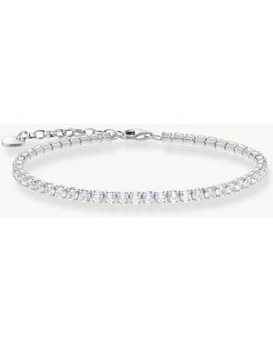 Thomas Sabo Tennis Bracelet With Zirconia - White