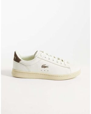 Lacoste Carnaby Set Sneaker Met Suèdedetail - Wit