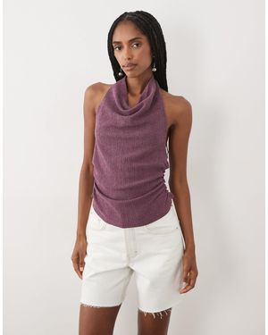 Miss Selfridge Halterneck Top - Red