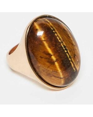 Accessorize Statement Ring Met Steen - Metallic