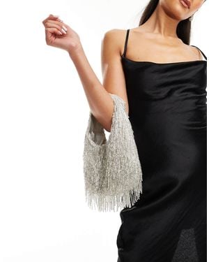 True Decadence Embellished Mini Grab Bag - Metallic