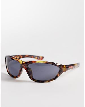 ASOS Wrap Sunglasses - Blue