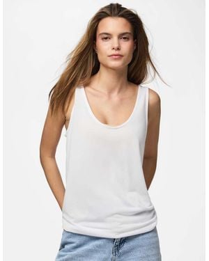 Pieces Tank Top - White