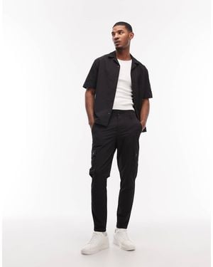 ASOS Motionmax Four Way Stretch Co-Ord Tapered Cargo Pants - Blue