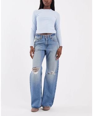 Levi's Middy loose boot - jean - moyen - Bleu