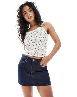 JJXX Denim Mini Rok - Blauw