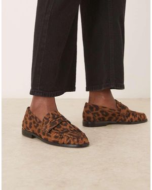 ASOS Minnie Ruched Detail Loafer - Multicolour