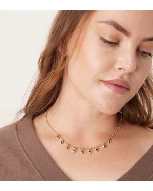 ASOS Collar Con Charms De Corazones De Asos Design Curve - Marrón
