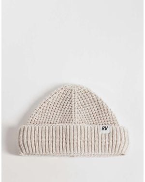 Reclaimed Vintage Unisex Fisherman Beanie - Natural