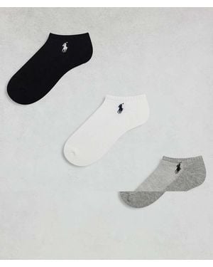 Polo Ralph Lauren 6 Pack Trainer Socks - White