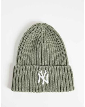 KTZ Gorro De Punto Con Vuelta Ny Yankees En Lavado-Verde