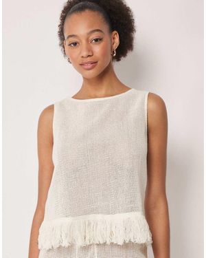 Calzedonia Mesh Beach Top - Natural