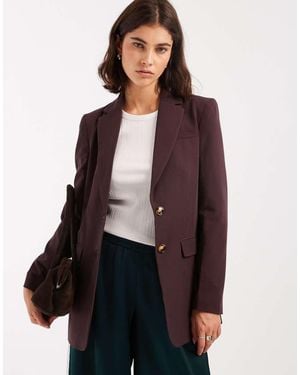 Miss Selfridge Cinched Blazer - Purple