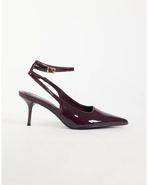 Public Desire Louis Slingback Heeled Shoes - White