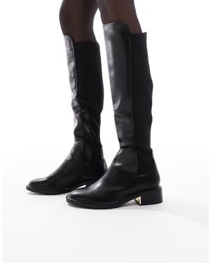 SEQWL Latte Riding Boots - Black