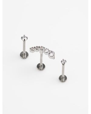 Lovisa Set Con Piercing Crawler Piatti Sul Retro - Multicolore