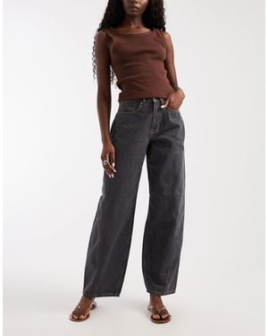 Vero Moda Zoe Seam Detail Slouchy Barrel Leg Jeans - Multicolor